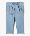 Jean bébé fille avec motifs brodés - LuluCastagnette